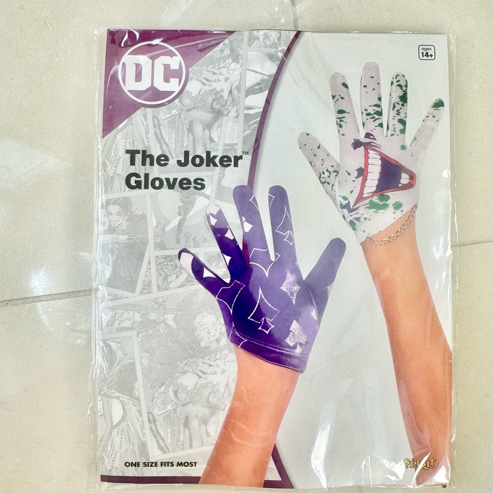 Joker Gloves - DC Villains - Spirit Halloween